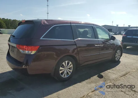 2014 Honda Odyssey Exl из США, поврежденный, VIN 5FNRL5H6XEB013268